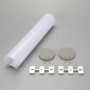 Anodiserad ytrund LED-aluminiumprofil för LED-tejpljus