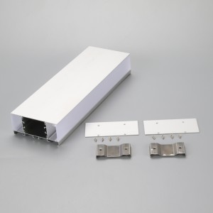 Silveranodiserad 6063 T5 U-aluminiumprofil för LED-belysning