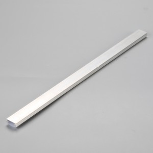 Smal U-formad LED-aluminiumkanal 1707 för LED-remsor i aluminiumprofil