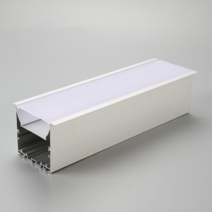 Aluminiummaterial 6063 aluminium LED-profil takbelysning
