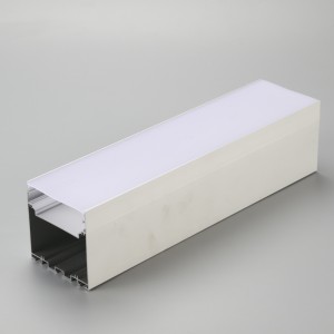 Enkel installation U-formad tjock LED-aluminiumprofil för LED-ljus