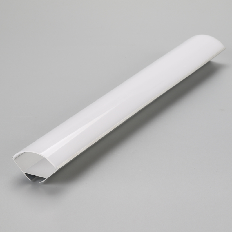 3030-profil LED-aluminium-extruderings-LED-rör, hörnsaluminium LED-strängsprutningsljus med diffusor-täckprofil