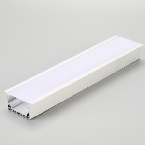 Infälld belysning med låg profil för 12V LED-ljuslist LED-ljuskanal 55 * 32mm