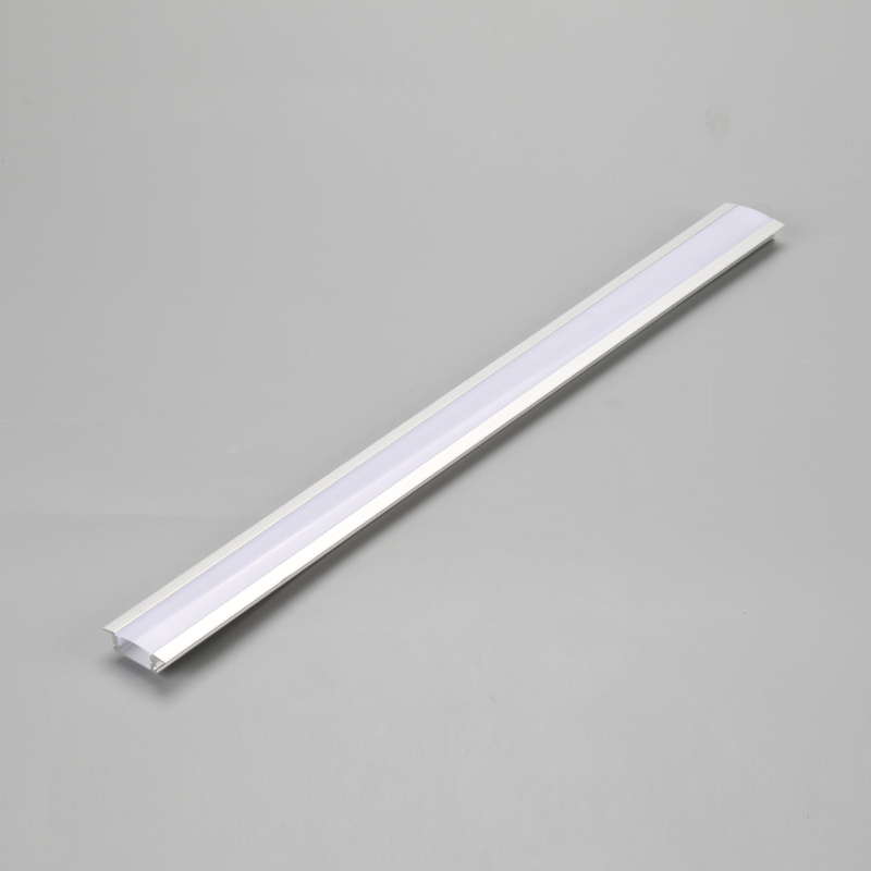 LED-profil för aluminiumsprutning för infällt linjärt ljushus med mjölkig / frostad diffusor
