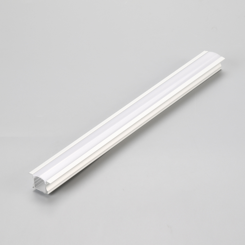 Inbyggt LED-linjärt ljushus med anodiserad aluminiumprofil och mjölkaktig PC-skydd