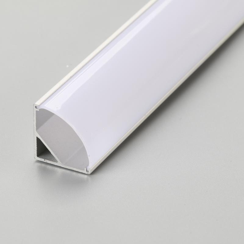 Hörnbelysning / hörn LED-profil / LED inuti skåpbelysning