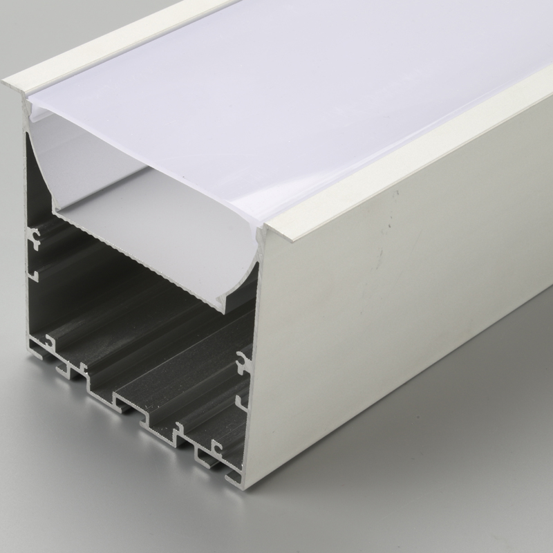 Tydlig anodiserande bred aluminiumprofil för LED-remsa