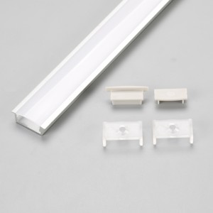 Infälld linjär LED-ljuslist i aluminiumkanalprofil