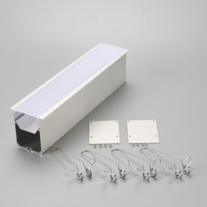 Linjär LED-remslamprofil med hög precision i aluminium