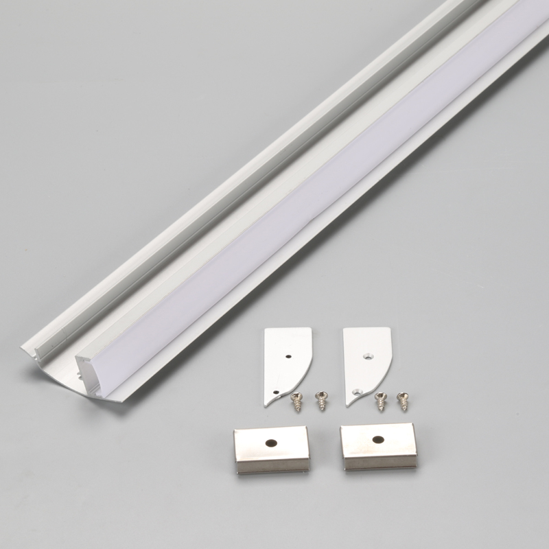 Vägg LED-aluminiumprofil för väggbrickbelysning / fotljus / trappbelysning